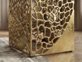Tafelset goud aluminium