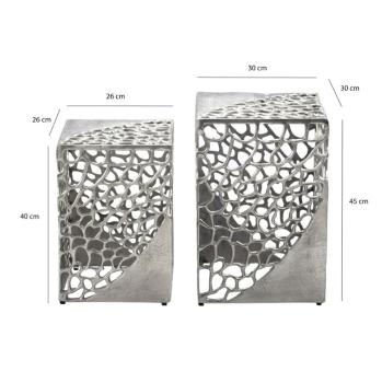 Tafelset ziler aluminium