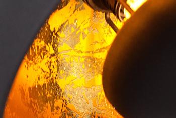industrial 3-delige hanglamp set zwart goud 110 cm