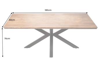 eettafel gala sheesham 180 cm