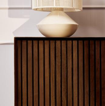 Dressoir donkerbruin mangohout 165 cm