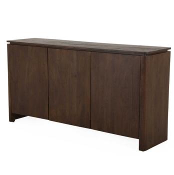 Dressoir donkerbruin mangohout 165 cm