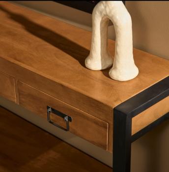 Sidetable mangohout 180 cm