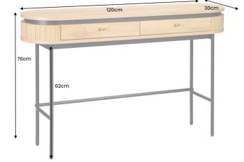 Sidetable eiken 120 cm