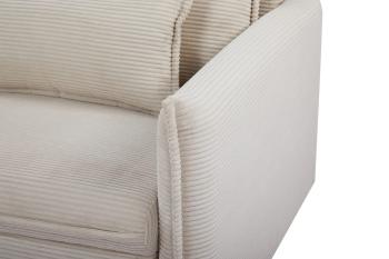 Moderne Slaapbank cord beige 215 cm