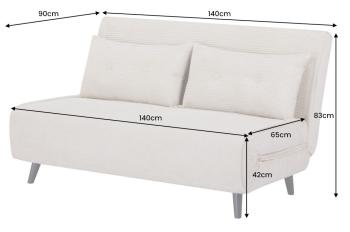 Slaapbank groen cord stof 140 cm incl. kussens