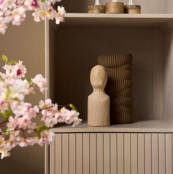 Boekenkast Stripe mangohout 55 cm