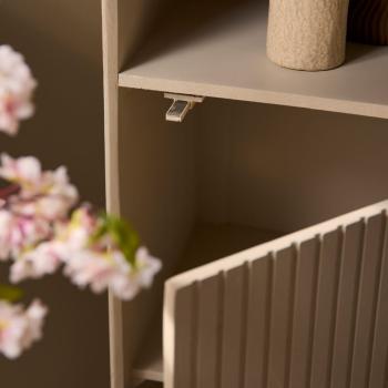 Boekenkast Stripe mangohout 55 cm