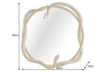 Wandspiegel Snake goud vorm 50x52 cm