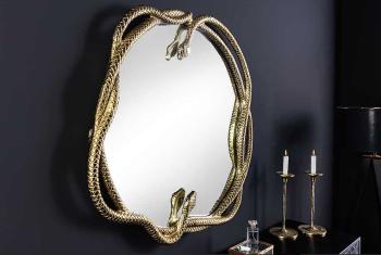 Wandspiegel Snake goud vorm 50x52 cm