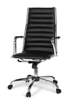 Bureaustoel Design zwart chroom