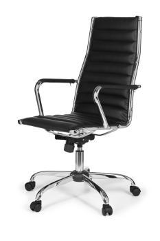 Bureaustoel Design zwart chroom