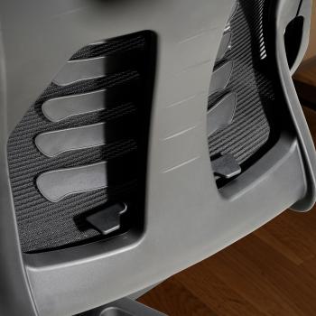 bureaustoel ergonomisch zwart zilver