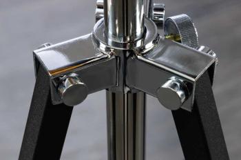 Staande Studio vloerlamp zwart goud 168 cm