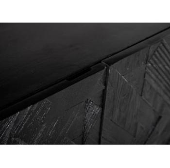 dressoir zwart houtsnijwerk