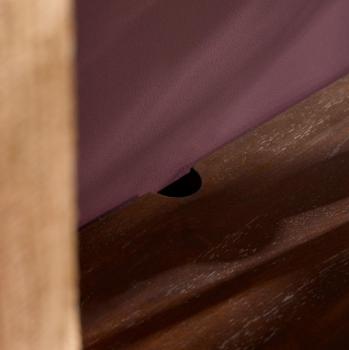 strak zwevend tv meubel donkerbruin mangohout 280 cm