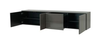 groot zwevend dressoir 221 cm grijs