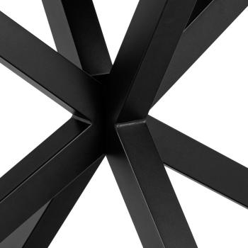 tafel keramiek antracietzwart 135 cm