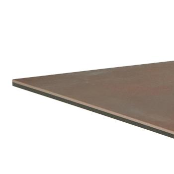 tafel keramiek roestbruin 135 cm