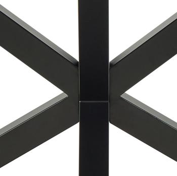 tafel keramiek roestbruin 135 cm