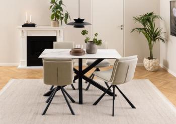 tafel keramiek wit 135 cm