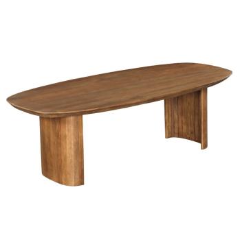 Ovale eettafel mango 300 cm