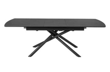 Uitschuifbare tafel keramiek grafiet marmer 180-230 cm