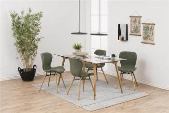 scandinavische stoel groen