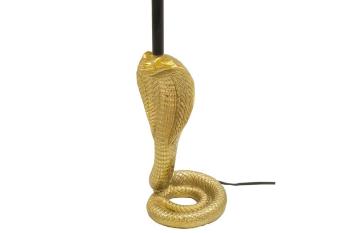 Tafellamp cobra goud zwart