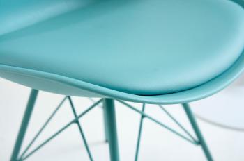 scandinavische stoel turquoise