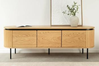 TV meubel eiken houtfineer 160 cm