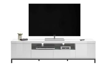 witte hoogglans tv meubel