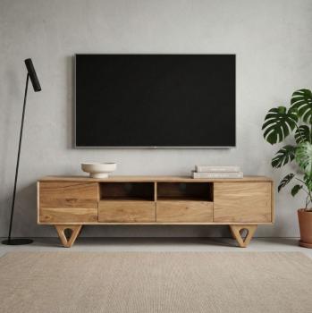 TV meubel acaciahout 160 cm