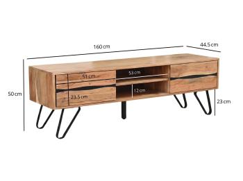 TV Lowboard acaciahout 160 cm