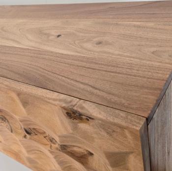 TV-meubel acaciahout 3 deuren 160 cm