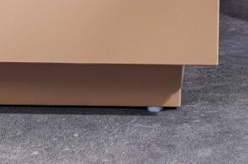 TV-meubel beige met eiken accent 160 cm