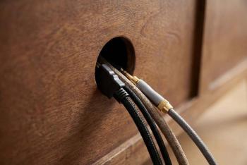 tv-meubel bruin mangohout 3D honingraat-200 cm