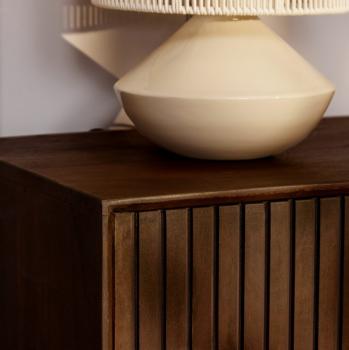 TV meubel Stripe donkerbruin 165 cm