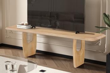 Tv meubel massief mangohout amandel kleur160 cm