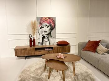 Mango tv meubel op frame 220 cm