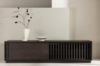Tv-meubel mokkabruin 180 cm