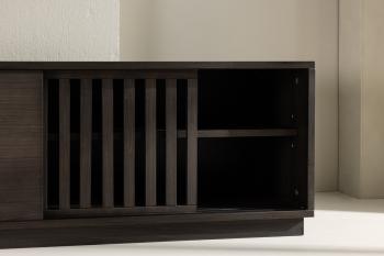 Tv-meubel mokkabruin 180 cm