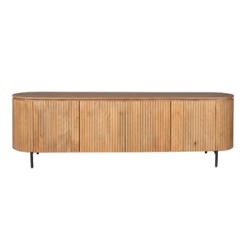 TV-Meubel naturel bruin 210 cm