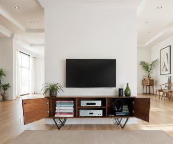 Tv lowboard sheesham hout 150 cm