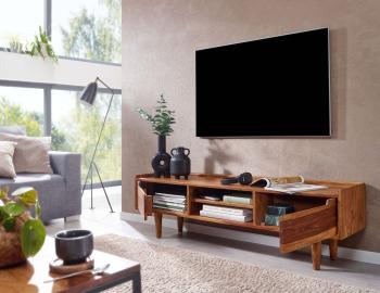 TV meubel sheesham hout 145 cm