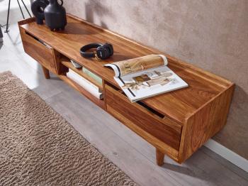 TV meubel sheesham hout 145 cm