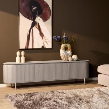 TV-Meubel Taupe 210 cm