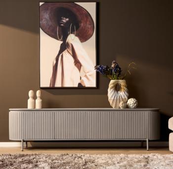 TV-Meubel Taupe 210 cm