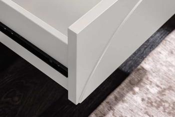 TV meubel wit gelakt keramiek marmerlook 150 cm