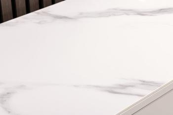 TV meubel wit gelakt keramiek marmerlook 150 cm